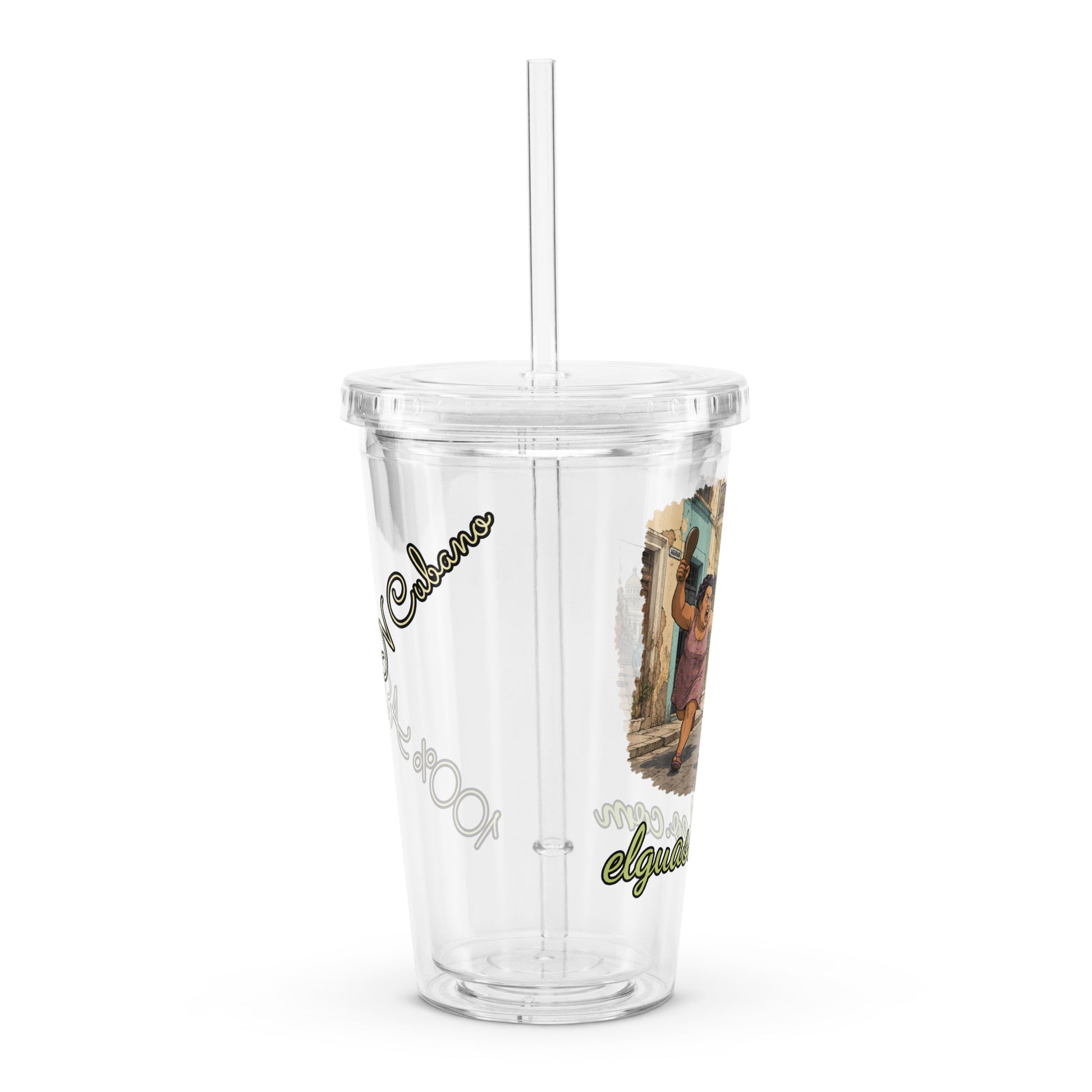 Tumbler cubano doble pared 16oz a correr que hay sopa cultura cubana El Guasabeo