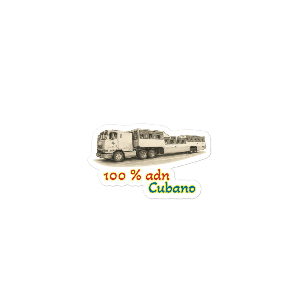 Pegatinas cubanas troqueladas El Camello cultura cubana El Guasabeo