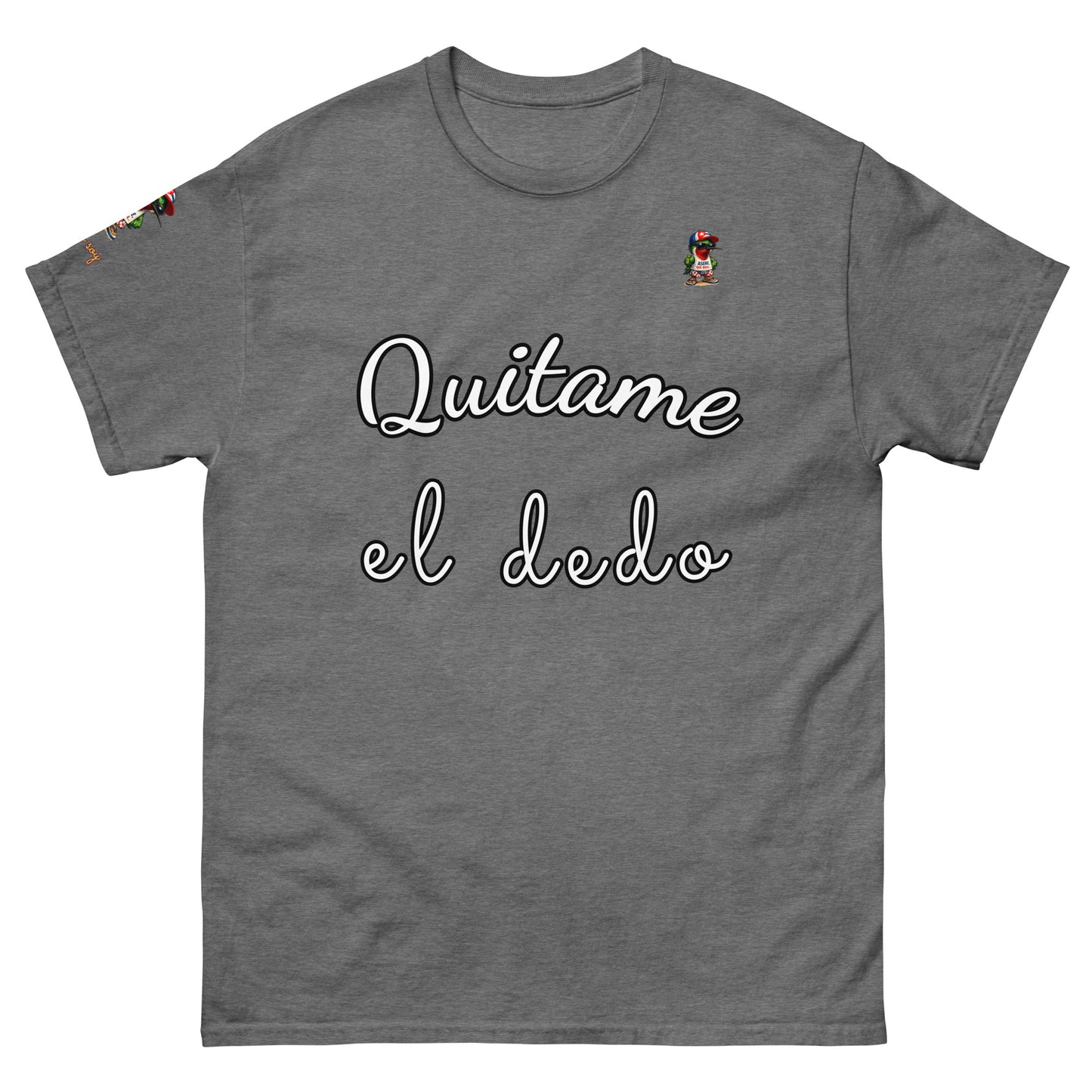 Camiseta cubana unisex manga corta Quitame el dedo cultura cubana El Guasabeo