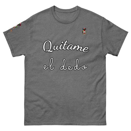 Camiseta cubana unisex manga corta Quitame el dedo cultura cubana El Guasabeo