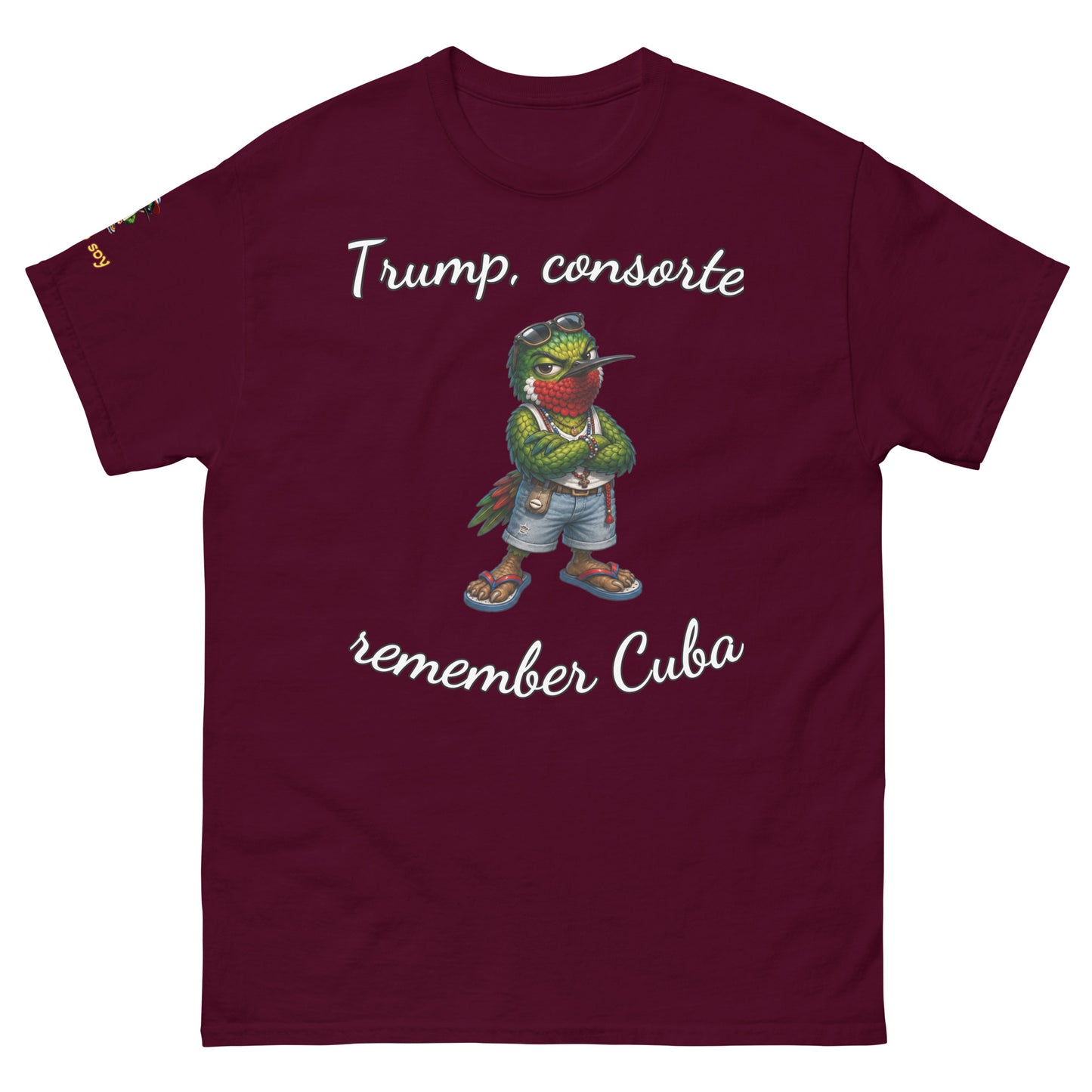 Camiseta cubana unisex granate frases cubanas cultura cubana El Guasabeo