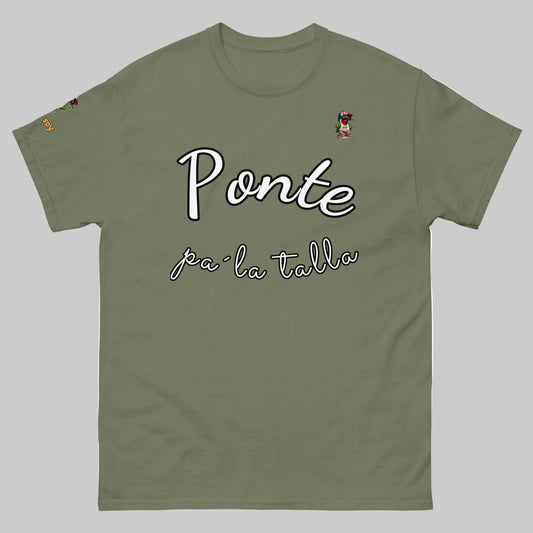 Camiseta cubana unisex manga corta Ponte pa´la talla cultura cubana El Guasabeo