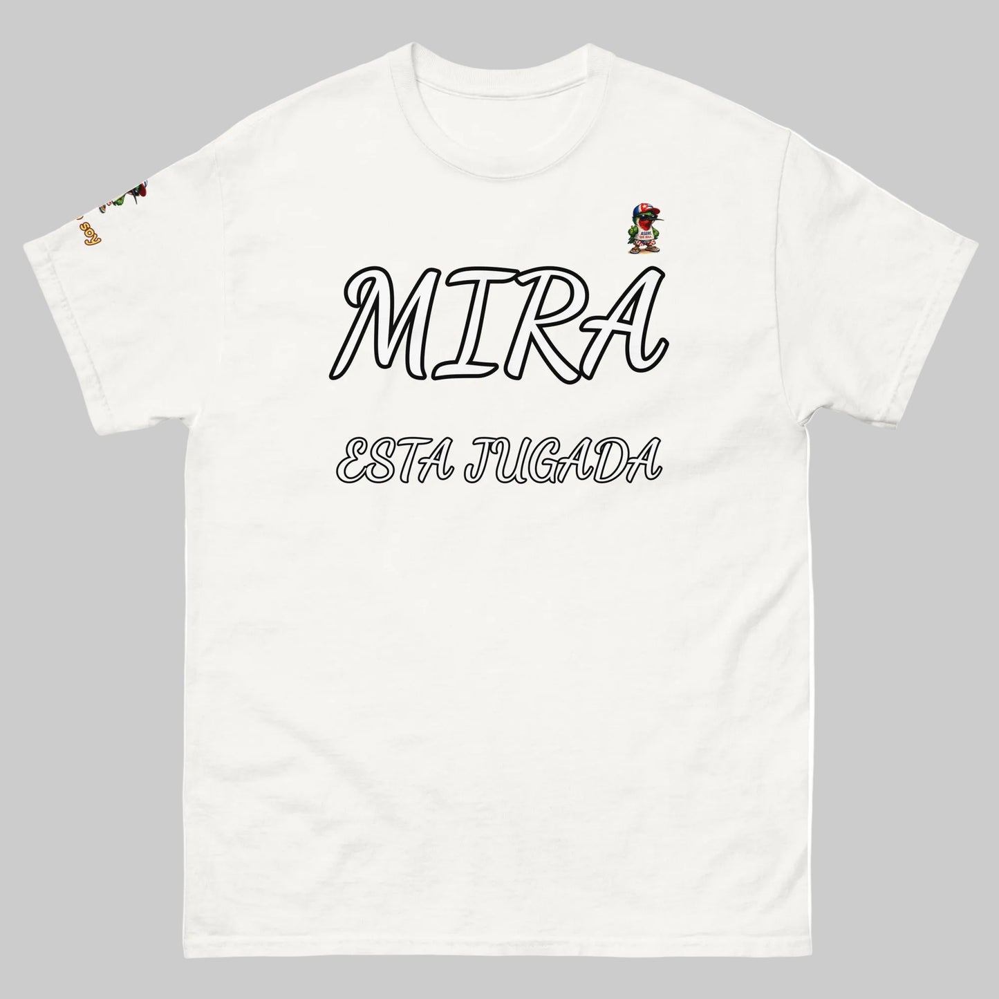 Camiseta cubana unisex manga corta Mira esta jugada cultura cubana El Guasabeo